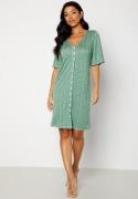 Happy Holly Malini button frill dress Green / Floral 32/34