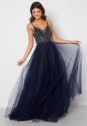 Christian Koehlert Tulle Evening Dress Twilight Blue 40