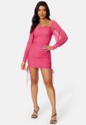 BUBBLEROOM Melissa mesh dress Pink XL