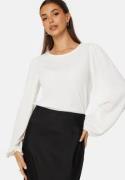 BUBBLEROOM Puff Long Sleeve Blouse Offwhite M