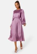 Bubbleroom Occasion Khrista Satin Dress Dark purple XS