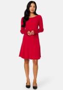 BUBBLEROOM Quinn knitted dress Red S