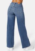 ONLY Madison Blush HW Wide Denim Medium Blue Denim S/32