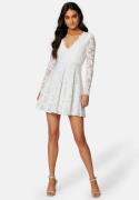 Bubbleroom Occasion Shayna Lace dress White XL