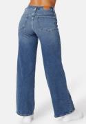 ONLY Madison Blush HW Wide Denim Medium Blue Denim XL/34