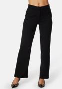 BUBBLEROOM Soft Suit Straight Trousers Petite Black XS