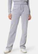 Juicy Couture Del Ray Classic Velour Pant Silver Marl 2 XL