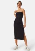 TOMMY JEANS Midi Bodycon Tube Dress BDS Black S