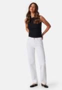 BUBBLEROOM Low Waist Straight Jeans Offwhite 34