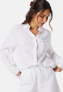 TOMMY JEANS OVR Linen Shirt YBR White S
