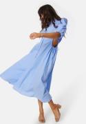 Bardot Cut out midi shirt dress Blue/Striped 42(UK14)