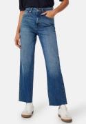 Happy Holly High Straight Ankle Jeans Medium blue 44
