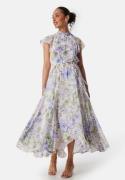 FOREVER NEW Freya Flutter Sleeve Midi Dress Floral 38