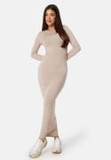 BUBBLEROOM Soft Modal Maxi Dress Nougat XS