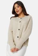 SELECTED FEMME Slflulu LS knit short cardigan Birch Detail:MELANGE M