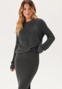 VERO MODA Vmpuff Ls O-neck Pullover Boo Asphalt S