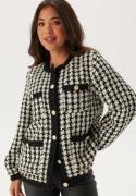 ONLY Onlflorance Boucle Jacket  Black Checks:birch M