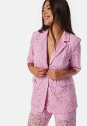 Object Collectors Item Objritta Lo Long Ss Blazer Pink Frosting 40