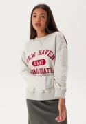 GANT Graphic C-neck Sweat Pale Grey Melange L