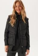 VILA Vibumble S/L PADDED VEST PADDE Black Beauty 42