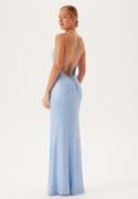 Bubbleroom Occasion Sequin Gown Light blue XS