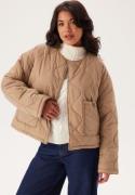 VILA Visibiria L/S POCKET JACKET PO Savannah Tan 42