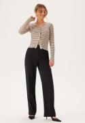 Pieces Pciris Cardigan  Birch Stripes:Black M