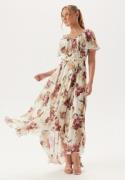 Ida Sjöstedt Caroline Dress Creme Red Floral 34