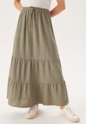 Happy Holly Linen Maxi Skirt Khaki green 52/54