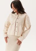 ONLY Onlelena Crochet Jacket Moonbeam L