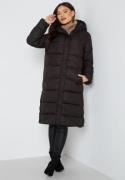 ONLY Cammie Long Quilted Coat Black L