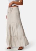 VILA Vimesa High Waist long skirt Feather Gray 38