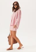 TOMMY JEANS Tjw Rlx Linen Shirt Th3 Precious Pink/STRIPE S