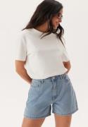 Pieces Pcabbi Mw Shorts Light Blue Denim M