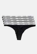 Calvin Klein 5 pack Thong (Low-Rise) BLACK/BLACK/BLACK/BLACK/BLACK S