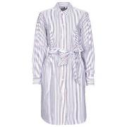 Lyhyt mekko Tommy Hilfiger  ORG CO GBL STP KNEE SHIRT DRESS  FR 36