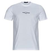 Lyhythihainen t-paita Fred Perry  EMBROIDERED T-SHIRT  EU S