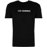 Lyhythihainen t-paita Les Hommes  LF224302-0700-9001 | Grafic Print  E...