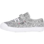 Tennarit Kawasaki  Glitter Kids Shoe W/Elastic K202586-ES 8889 Silver ...