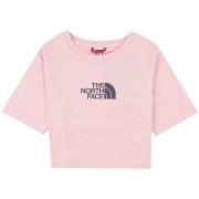 T-paidat & Poolot The North Face  GHYÈ_ BNHGG SS CROPPED GRAPHIC TEE  ...