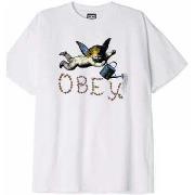 T-paidat & Poolot Obey  flower angel  EU S