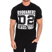 Lyhythihainen t-paita Dsquared  S74GD11-69S23009-900  EU XXL