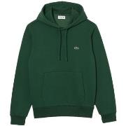 Svetari Lacoste  Organic Brushed Cotton Hoodie - Vert  EU XS