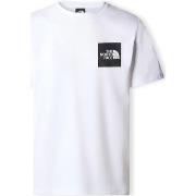 T-paidat & Poolot The North Face  Fine T-Shirt - White  EU S