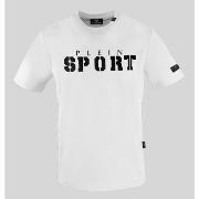 Lyhythihainen t-paita Philipp Plein Sport  tips40001 white  EU XXL