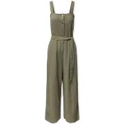 Jumpsuits Only  Caro Linen Jumpsuit S/S - Deep Lichen  EU M