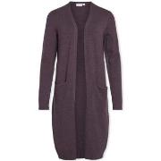 Paksu takki Vila  Noos Ril Long Cardigan - Plum Perfect  EU S