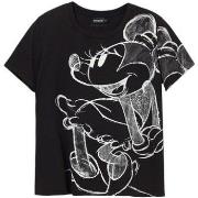 Lyhythihainen t-paita Desigual  TS_MICKEYDRAWING 24WWTKA1  EU XXL