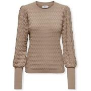 Neulepusero Only  Noos Faye Life Knit - Silver Mink  EU S