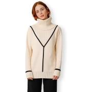 Neulepusero Skfk  Onintze-Gots Knit - Cream  FR 36